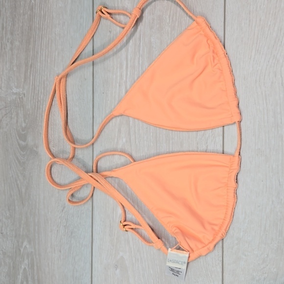 NWOT L Space Women Anthropologie Brittany Top Bra Swim sz M - Picture 5 of 5